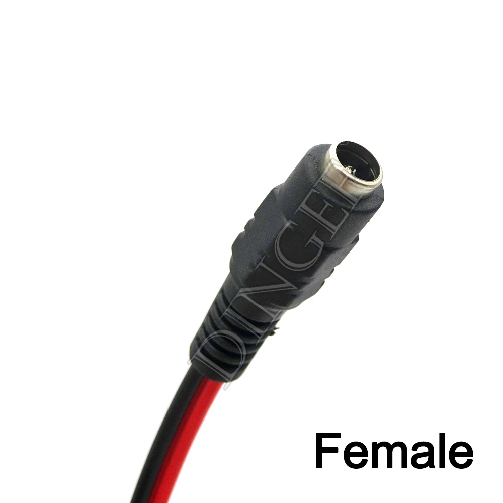 5PCS DC Power Male Female Cable 12V Plug DC Adapter Cable Plug Connector For CCTV Camera DC Plug 5.5*2.1mm 5.5x2.1 5.5x2.1mm