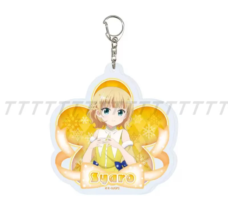 Gioco Hoto Kokoa Kafuu Chino Tedeza Rize Ujimatsu Chiya Kirima Sharo Portachiavi Bambola Anime Acrilico Portachiavi Ciondolo Regalo
