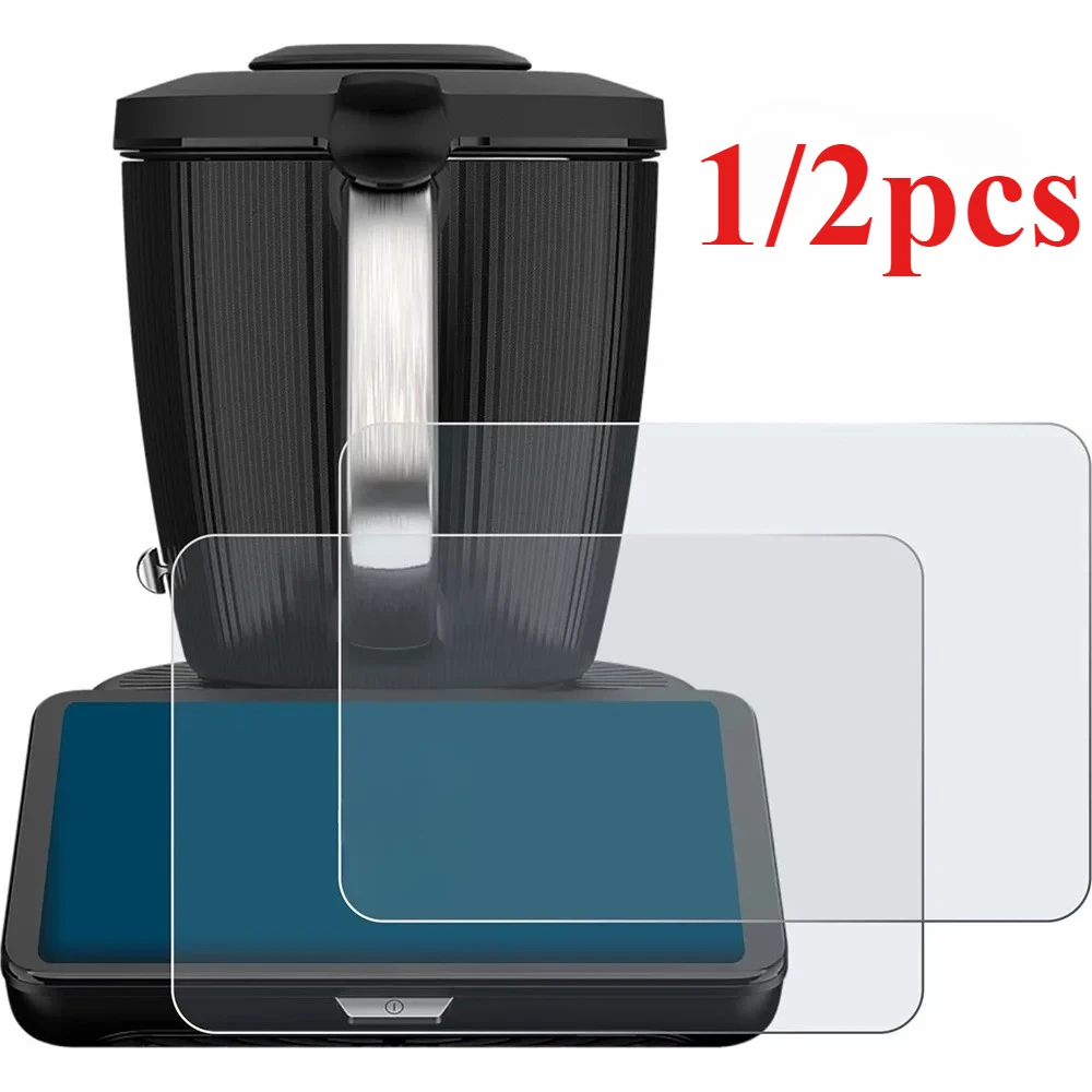 1/2PCS Compatible with Thermomix TM7 Screen Protector, Tempered Glass Blender Kitchen Accessories Protector