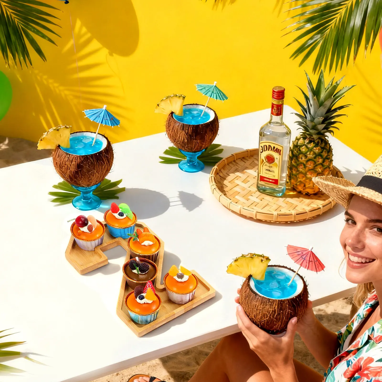 

1Set 2026 Fillable Number Charcuterie Tray Wooden Divided Serving Board Cheese Fruit Snack Party Platter Fillable Number Box