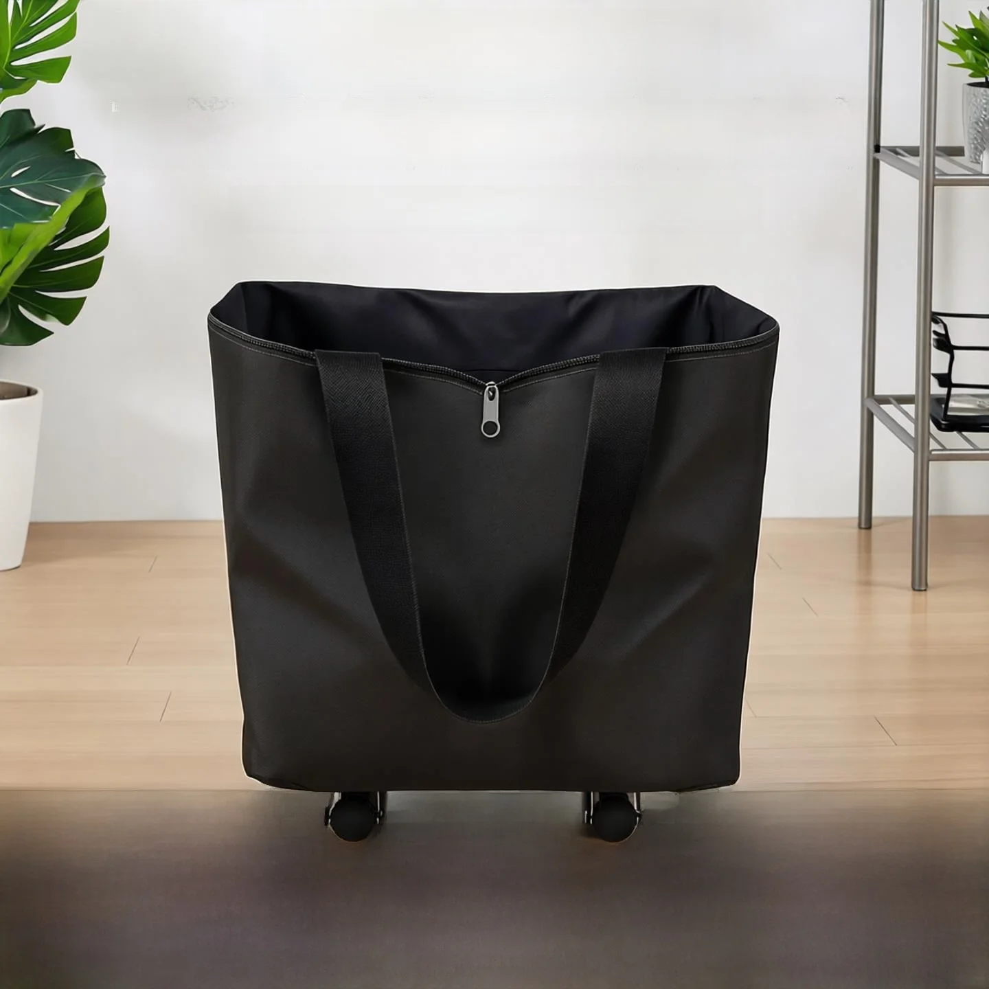 eco-friendly-foldable-shopping-bag-portable-large-capacity-vegetable-cart-pull-car-home-storage-utility-stainless-steel-cart