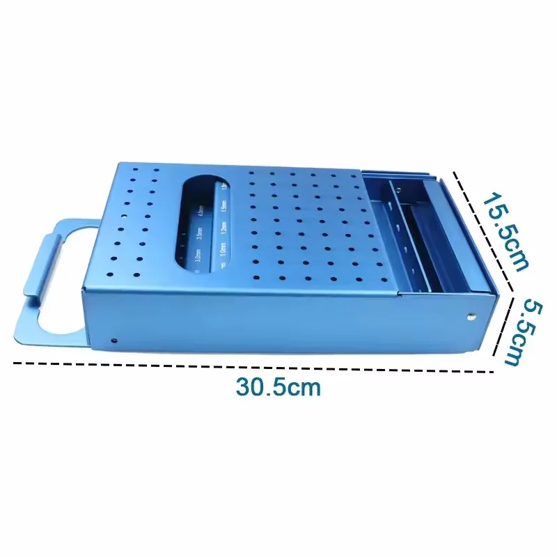 1 Pcs kirschner wire sterilization case orthopedic instrument box container veterinary equipment