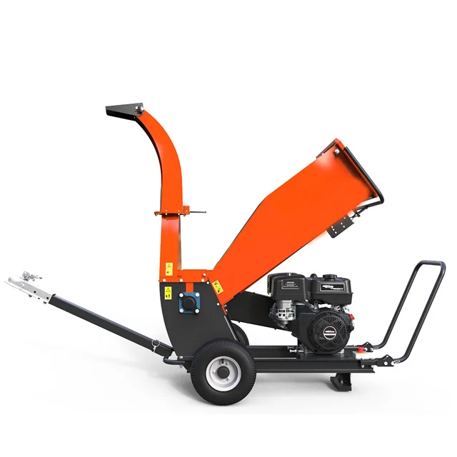 Small Garden Leaf Mulcher Shredder Mulching Chipping Machine Forest Machinery  Wood Tree Branch Log Chippers