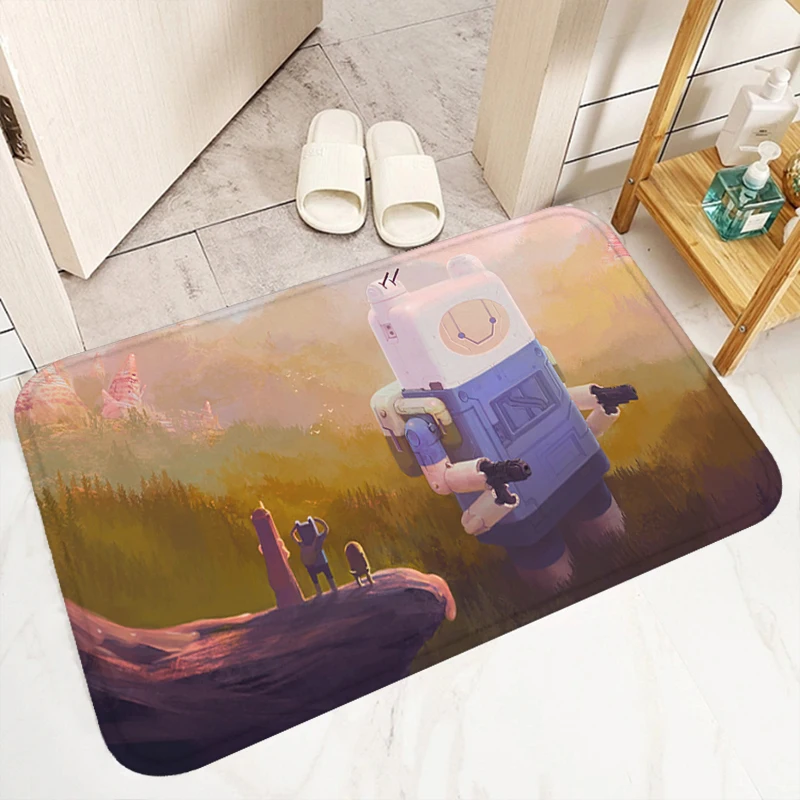 سجادة مانعة للإنزلاق قابلة للغسل للمطبخ وغرفة النوم ، سجاد أرضيات للمنزل ، سجادة مخصصة للغرفة ، مدخل وقت المغامرة