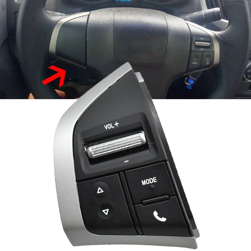 Car Steering Wheel Button Cruise Control Switch Audio Volume Button For Isuzu D-Max DMAX For CHEVY Dmax 2019 Trailblazer 2014