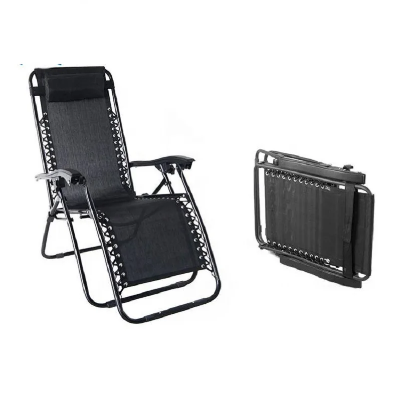 View larger image Add to Compare  Share Outdoor Funiture Foldable Metal Sun Patio Garden Lounger Zero Gravity Recliner Chair