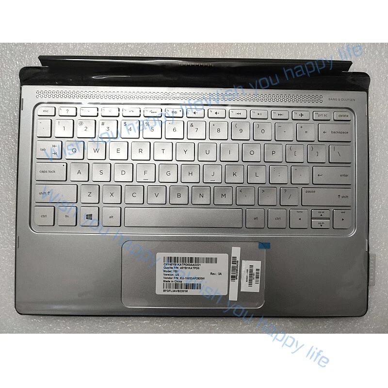 L... For HP Spectre X2 12-A008NR KU-1503 Magnetic Portable External Docking Keyboard
