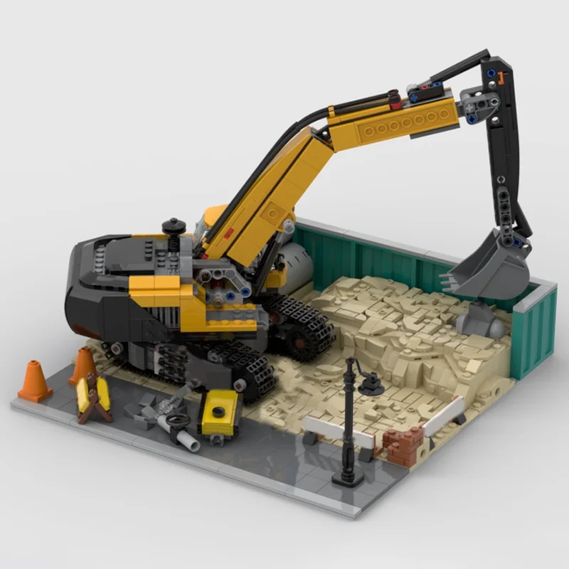 635pcs MOC Modular Construction Area Display Set Model Building Christmas Gift Blocks Architecture DIY Toy Idea Education Kids