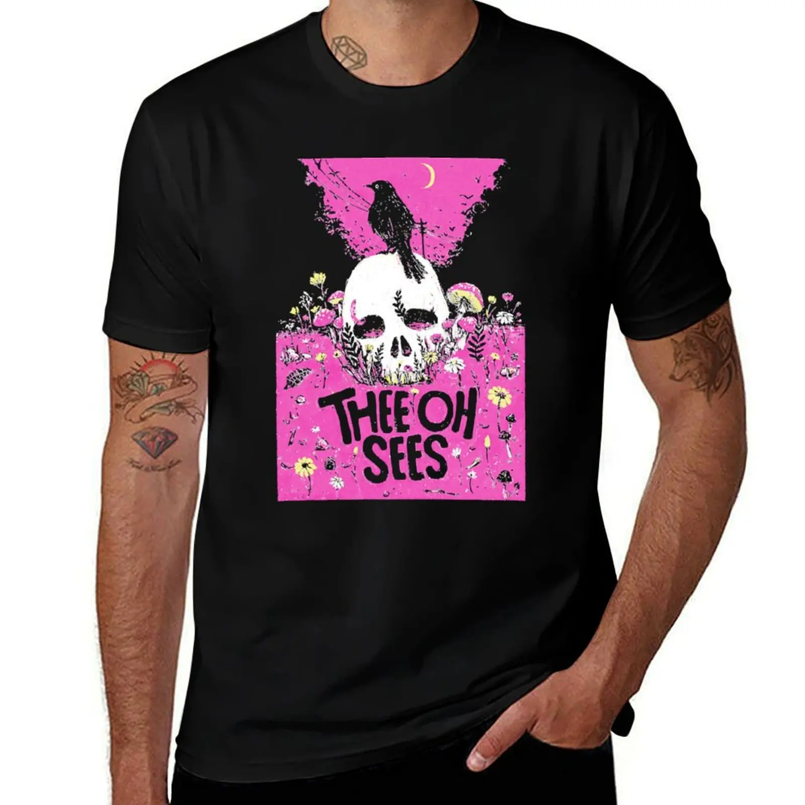 

Thee Oh See T-Shirt Basic Plain Short Sleeve Crew Neck Tee