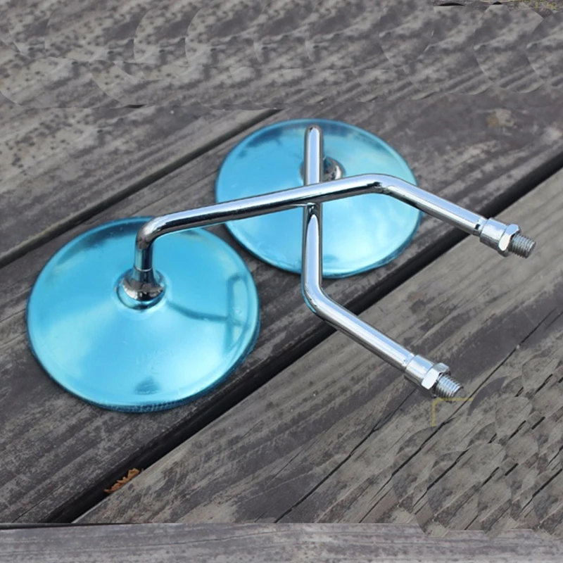 

10mm Motorbike Side Mirrors For Haojue Suzuki Qjmotor Haojin Dayun Jialing Loncin Sanlg GN/EN/HJ/DY/LX 125cc-150cc Universal Fit