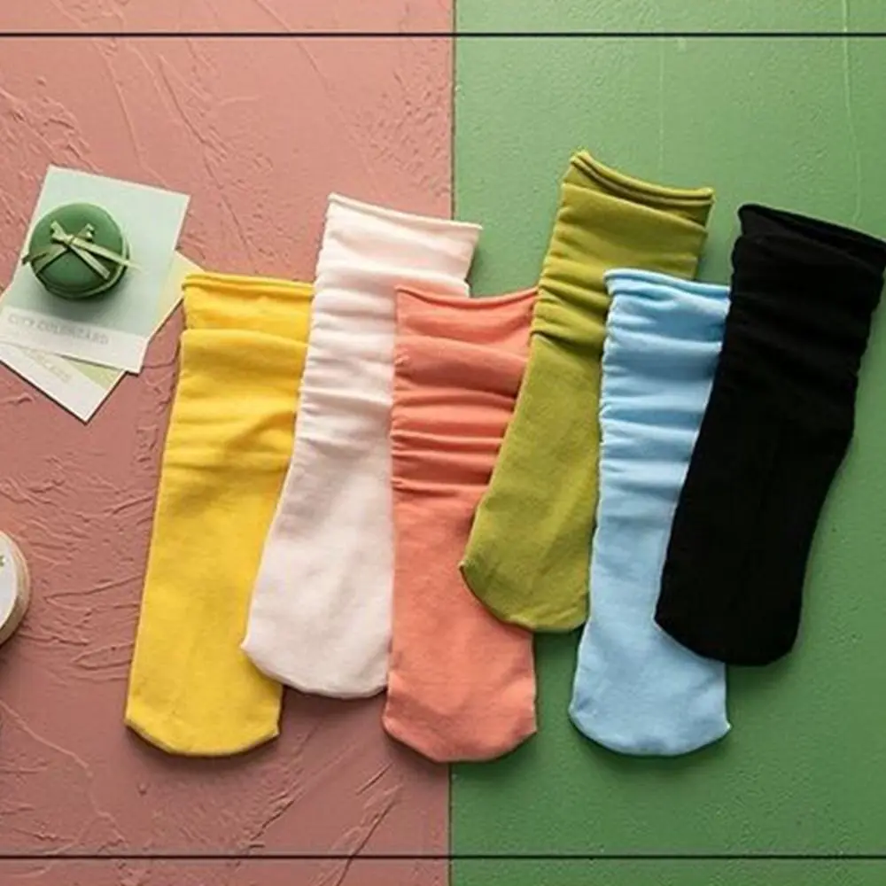 

Soft Children Preppy Style Breathable Velvet Socks Baby Hosiery Korean Style Stocking Pile Sock Girls Ultra Thin Socks