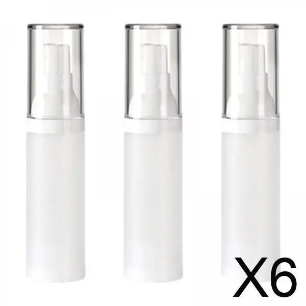 

Travel Size Bottle Dispenser Airless Pump Cosmetic Container 30ml Triple Air Shampoo for Conditioner Foundation Lotion