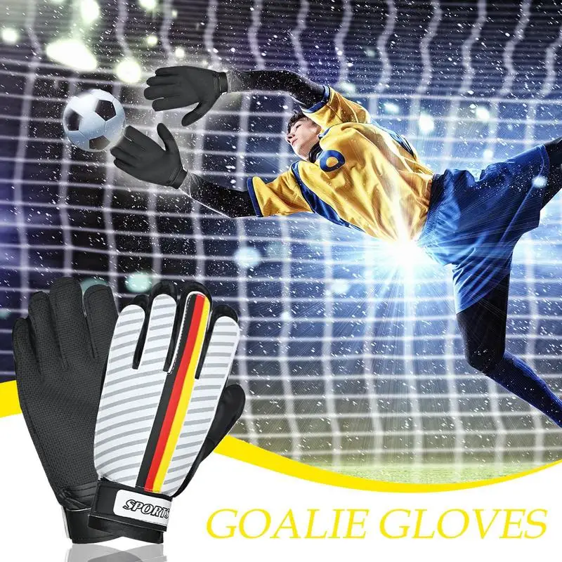 Soccer Goalkeeper Gloves Football Goalie Gloves  Breathable Football Player Training Equipment for Tournament Matches Leagues