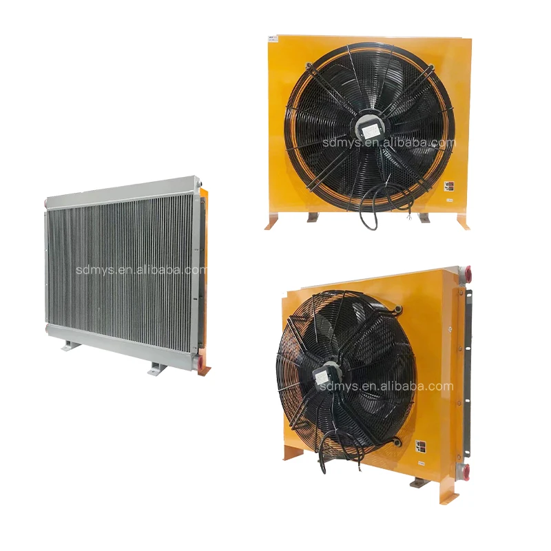 

AH2590L HM Brand Large Flow 700L/MIN Plate Fin Oil Cooler Radiator With Motor Aluminum Construction Multi-Voltage (240V/380V)