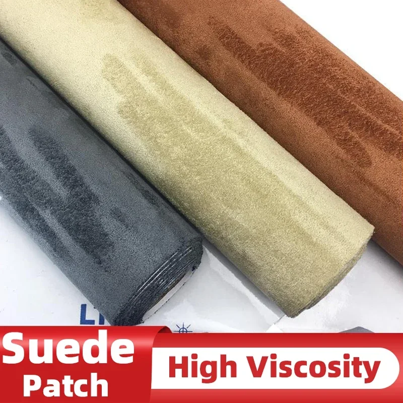 Self-adhesive Suede Fabric Viscose Velvet Lining Roll Car Interior Modification Door Panel Workbench DIY Stretch Suede Fabrics