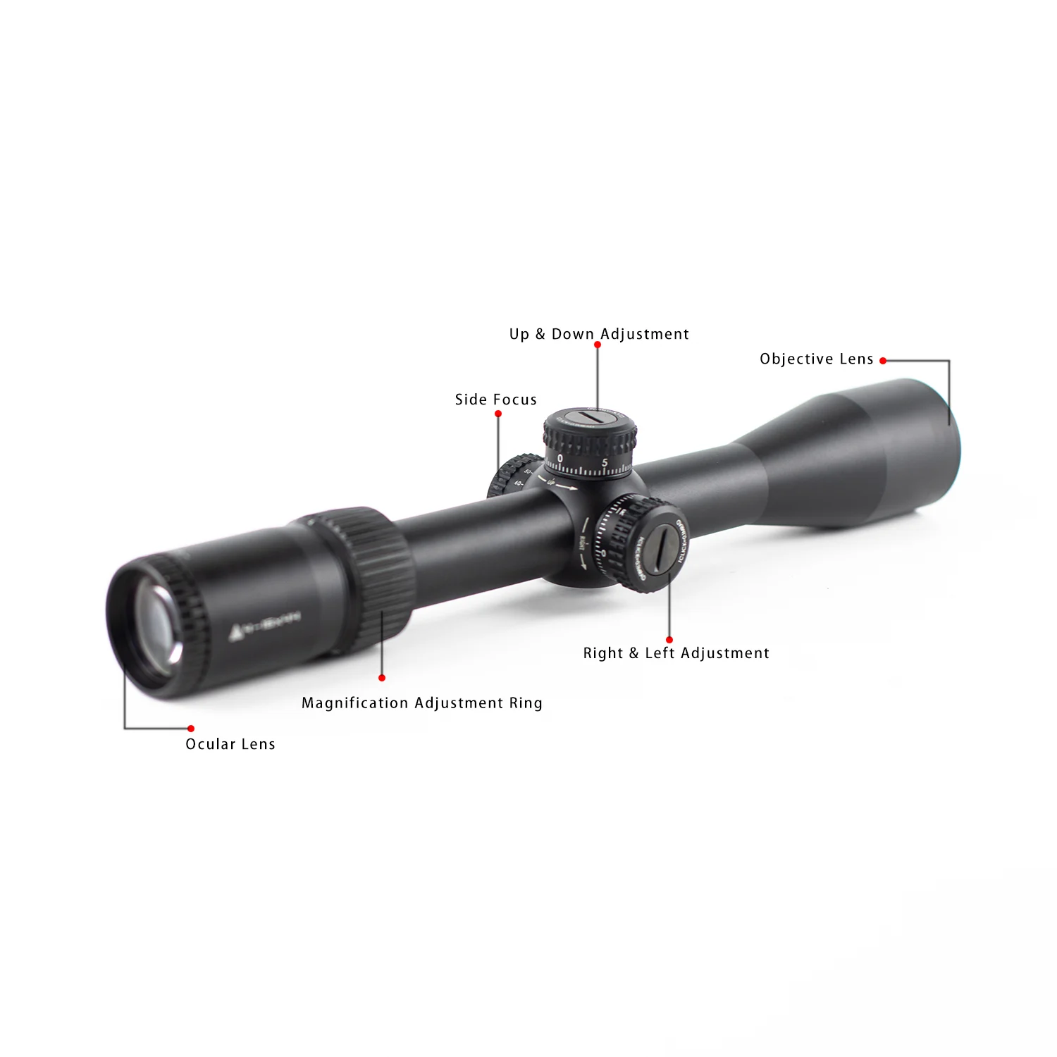 HAWKEYE OPTICS HD 4-16X44 FFP Hunting Scope First Focal Plane Riflescopes Tactical Glass Etched Reticle Optical Sights Fits .308