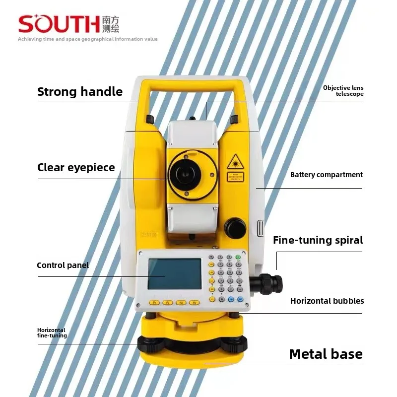 South Total Station NTS-332R10 High Precision Prismless 1000m Measuring Distance Construction Engineering Surveying Instrument