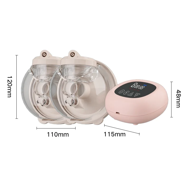 

Split wearable electric breast pump, intelligent milk pulling, large suction force, postpartum massage
