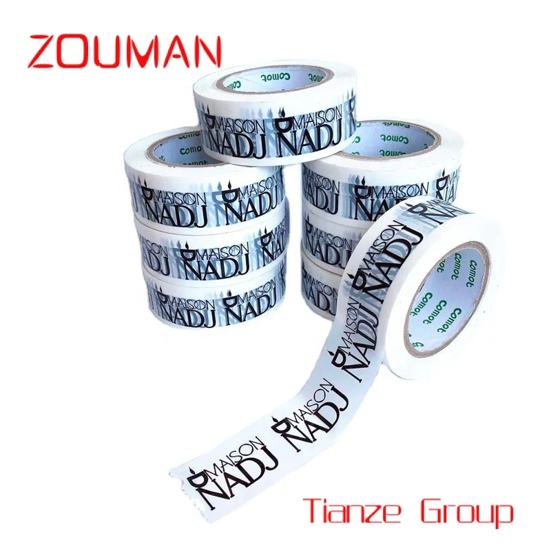 Goedkope Custom Zelfklevende Prime Verpakking Tape Roll Cartoon Verpakkingstape Met Logo Afdrukken