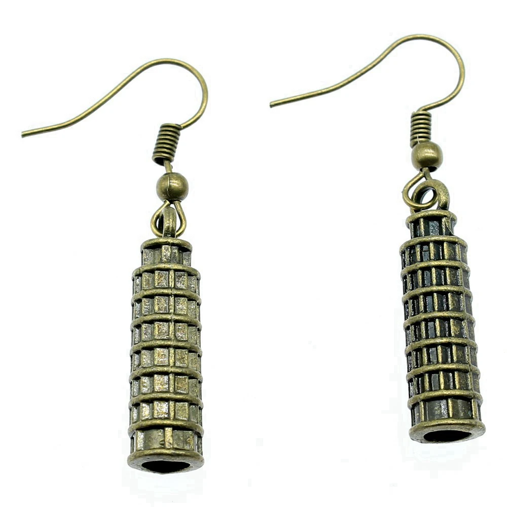 Jewelry For Woman Couple Pendants Drop Earrings Building Travel  Wholesale