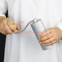 Portable Hand Coffee Grinder - Stainless Steel Manual Mill for Home Travel & Camping