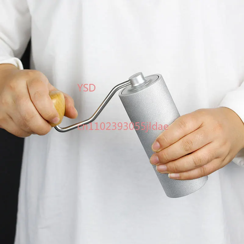 Portable Hand Coffee Grinder - Stainless Steel Manual Mill for Home Travel & Camping