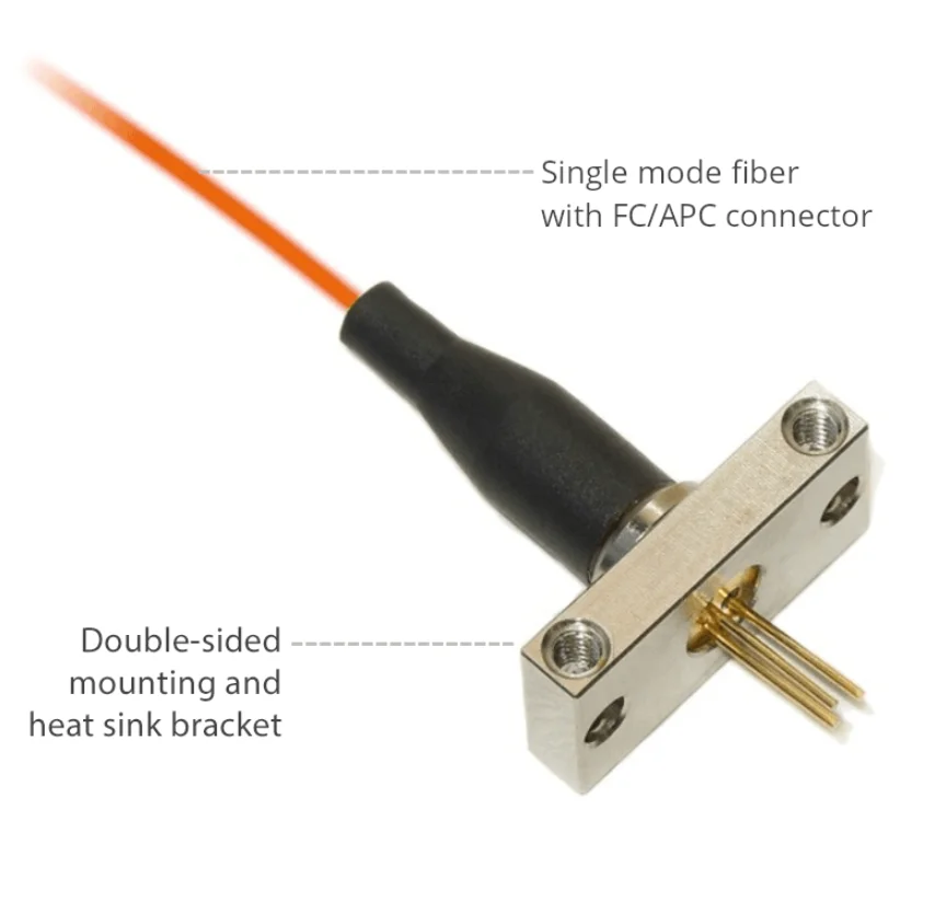 1310nm 1550nm DFB Laser Module with Singlemode SM Fiber Cable and FC/APC Connector