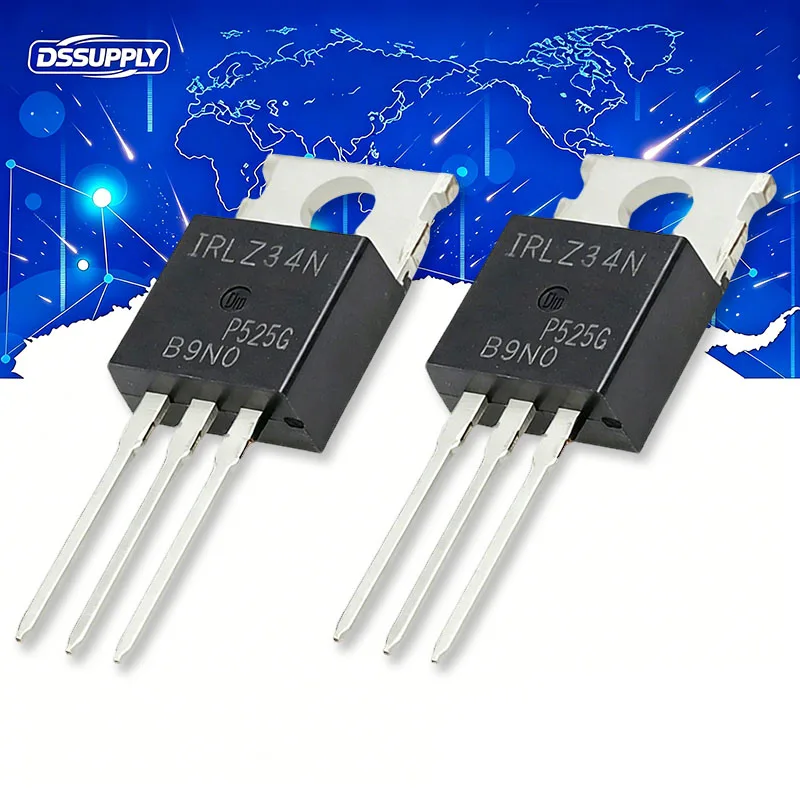5/10PCS IRLZ34N TO220 MOSFET Field-Effect Transistor IRLZ34