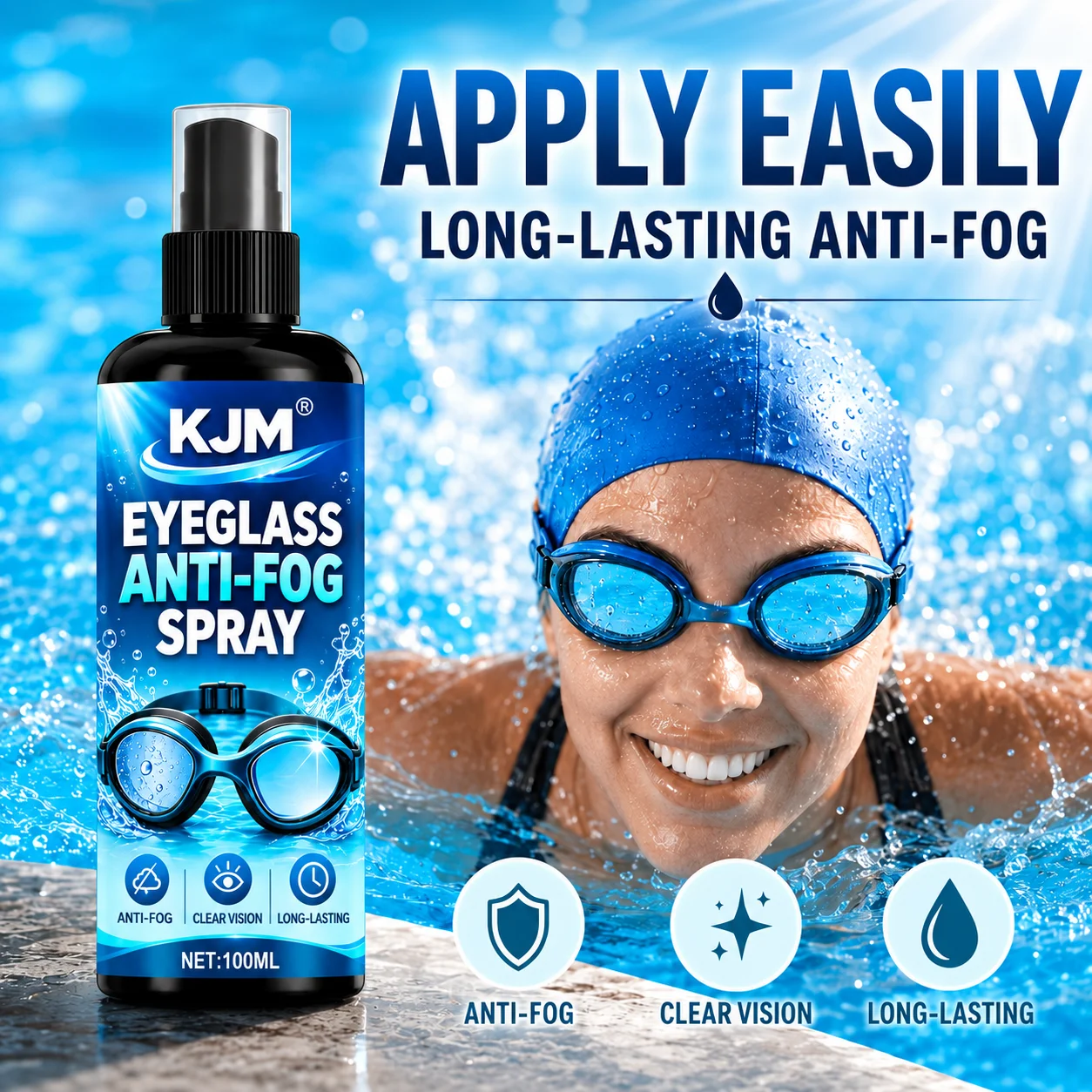 Spray antibuée KJM 100 ml pour - Diving Mask avis et prix