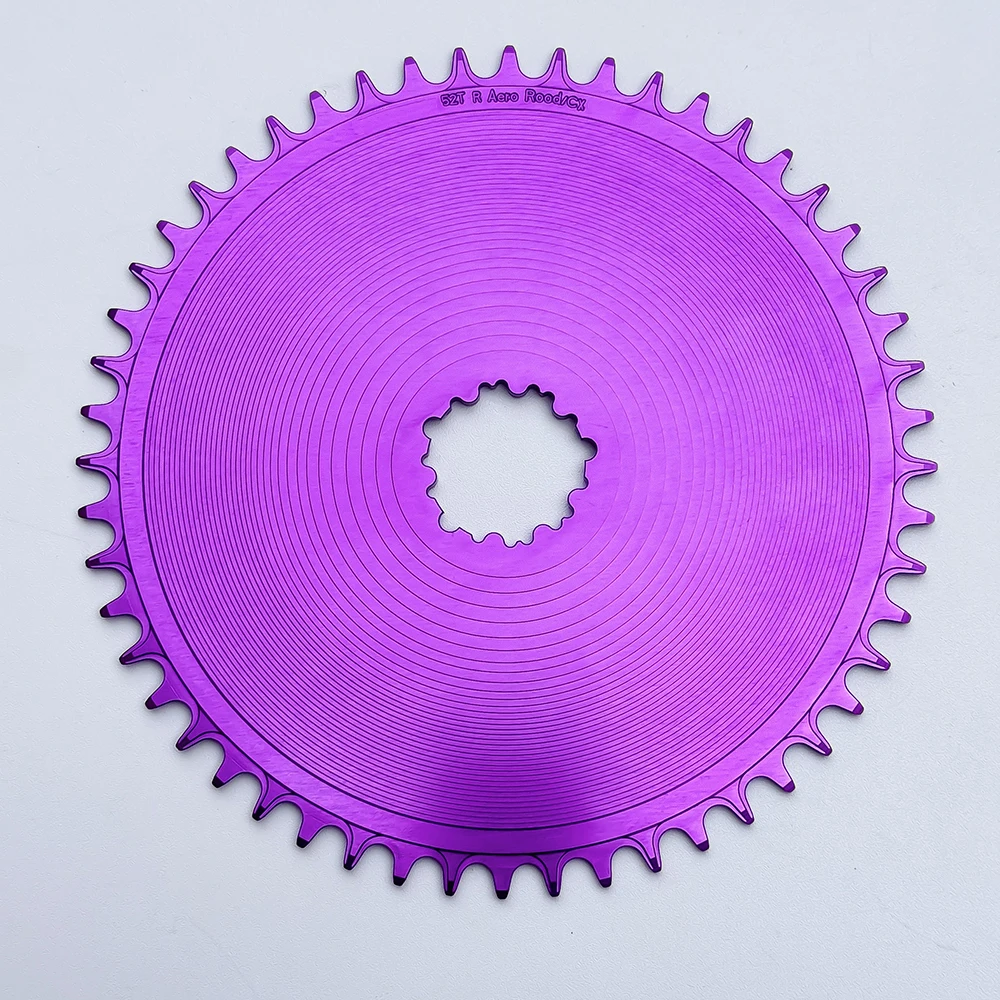 

Road Gravel Bike 3-Bolt Direct Mount Narrow-Wide Closed Guard Chainring AERO Road Chainring - Round / Narrow-Wide - for SRAM GXP