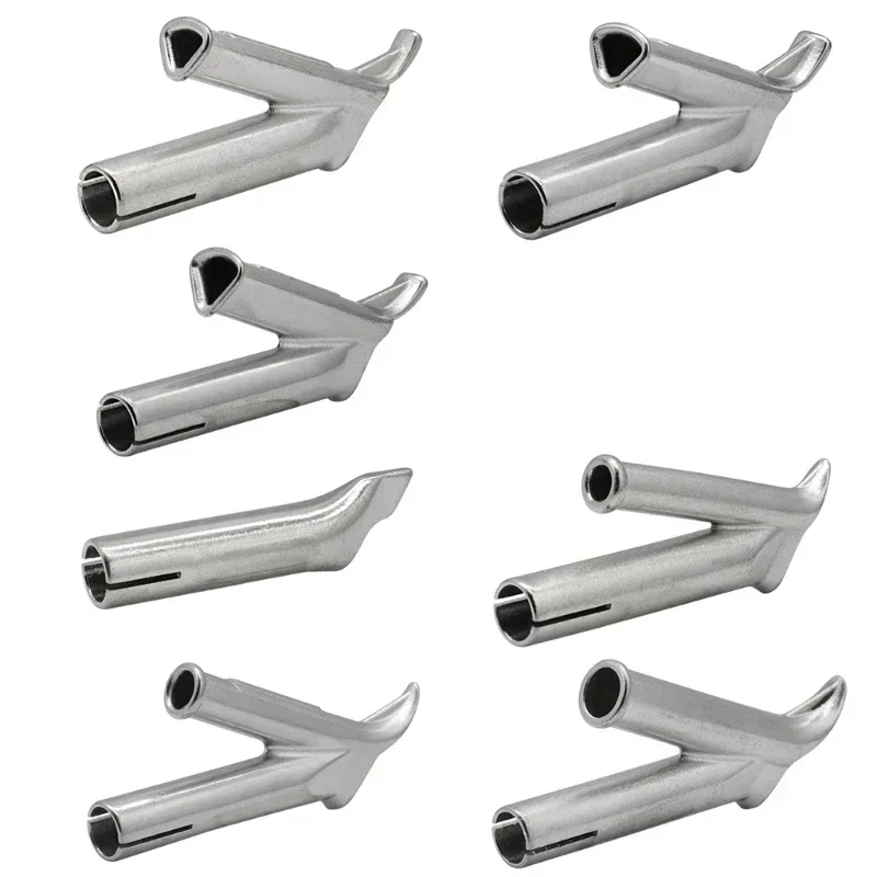 

1PC hot air welding gun accessories stainless steel welding nozzle standard circular welding nozzle dropper transportation