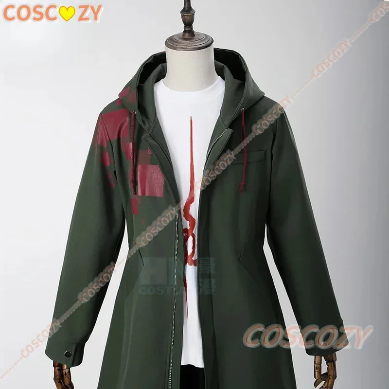أزياء CyAnime Super Danganronpa 2 Nagito Komaeda التأثيرية سترة شعر مستعار أزياء الهالوين بدلة ملابس على شكل شخصية أنيمي