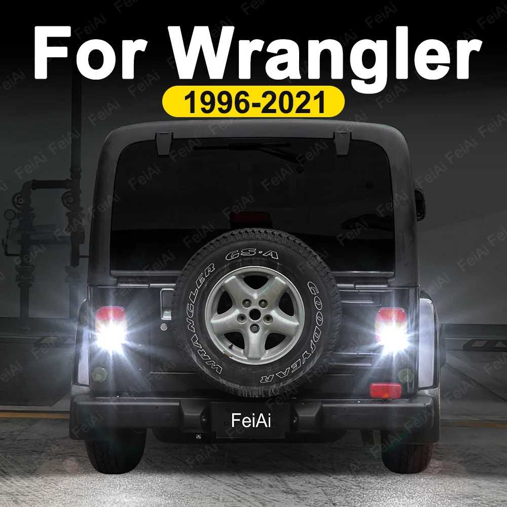 LED Reverse Light For Jeep Wrangler TJ JK JL 2005 2006 2007 2008 2009 2010 2011 2012 2013 2014-2021 Tuning Accessories Reversing