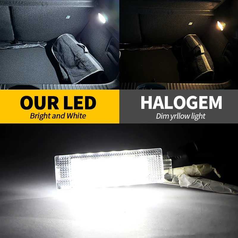 10PCS For Fiat 500 07-19 500L 12-17 Bravo 07-14 Punto Evo 09-11 Idea 03-12 LED Tailgate Trunk Boot Luggage Compartment Light 12V view 4