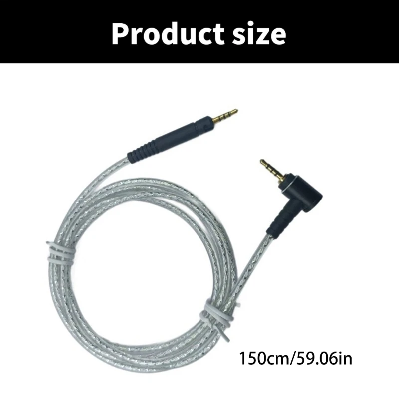 كابل استبدال سماعة الرأس عالي الدقة لسماعات الرأس HD598/599HD558HD518/HD599 سلك لتعزيز جودة الصوت