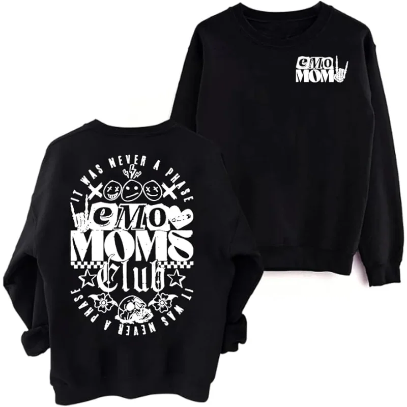 

Emo Moms Club Shirt, It Was Never A Phase Emo Moms Club Sweatshirt