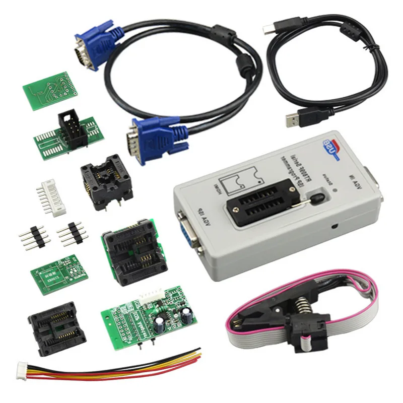 RT809F Motherboard LCD Hi-Speed USB Programmer VGA Serial ISP programmer  BIOS Burner Intelligent Read/Write Programmer RT809F