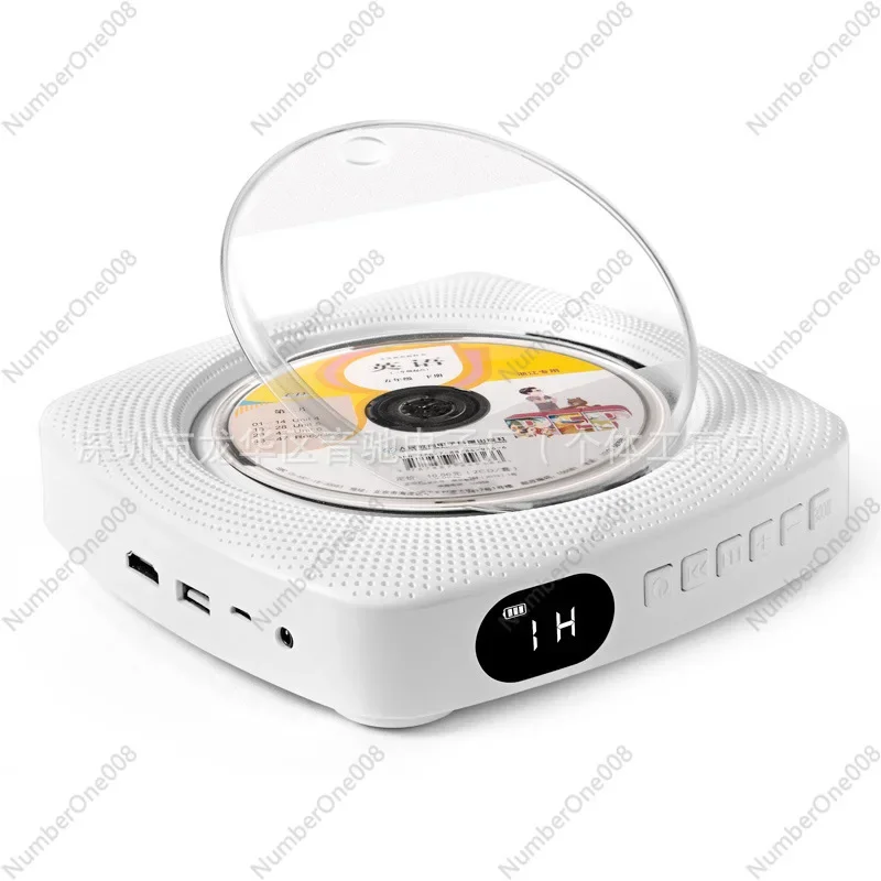 

Portable Wall-mountable DVD Player with Bluetooth, CD/MP3 Player, USB/SD Input, Repeat Function for English Learning