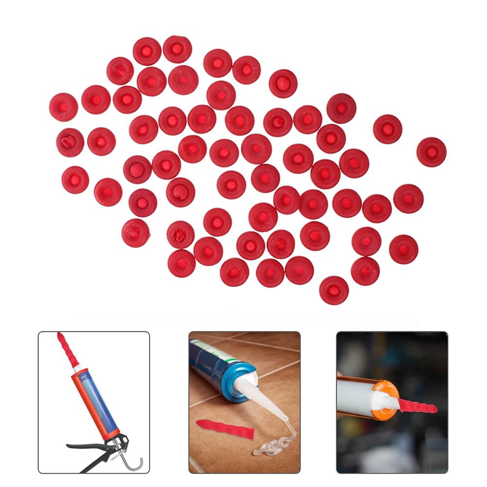 

20pcs Glass Caulk Cap Caulking Tube Cap Reusable Sealer Saver Open Caulking Tube Protective Cover Preserve Sealant Fresh Prevent