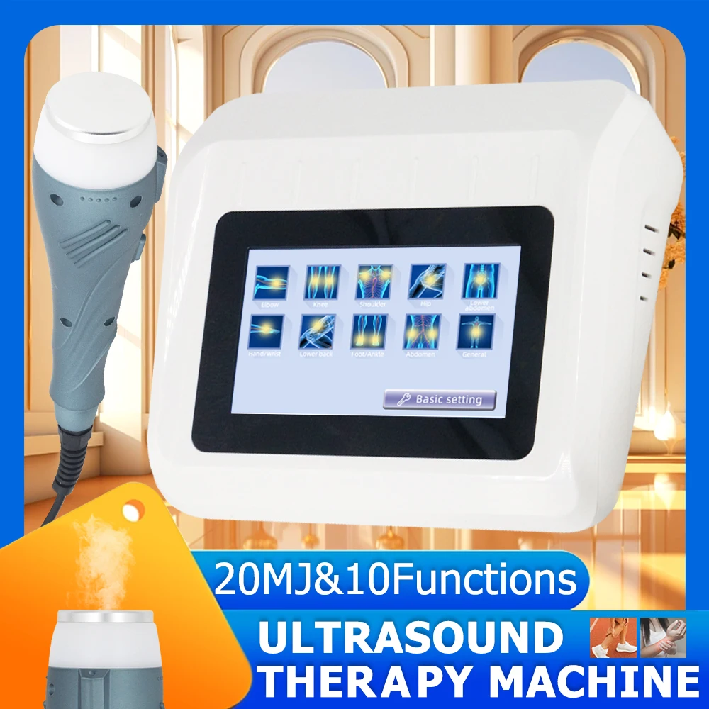 

20MJ Physiotherapy Therapeutic Ultrasound Machine Relieves Muscle Pain Massage Relax Health Care Ultrasonic Therapy Massager New