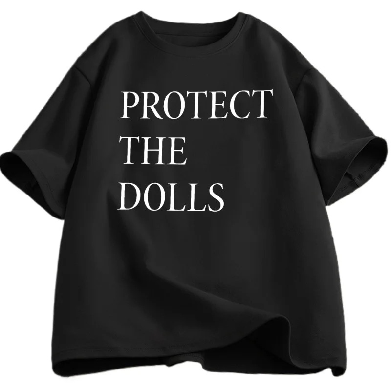 Protect The Dolls T Shirt Men Women Print Tshirt Pride Human Rights T-shirt Loose Short Sleeve Comfortable Round Neck Summer