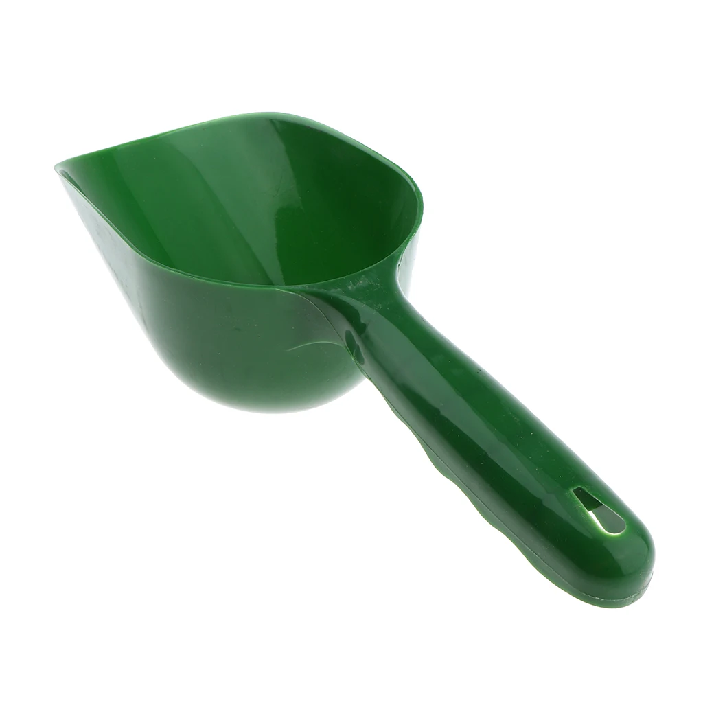 Green Plastic Garden Trowel Soil Digging Tool for Weeding and Planting in Backyard and Home Gardens
