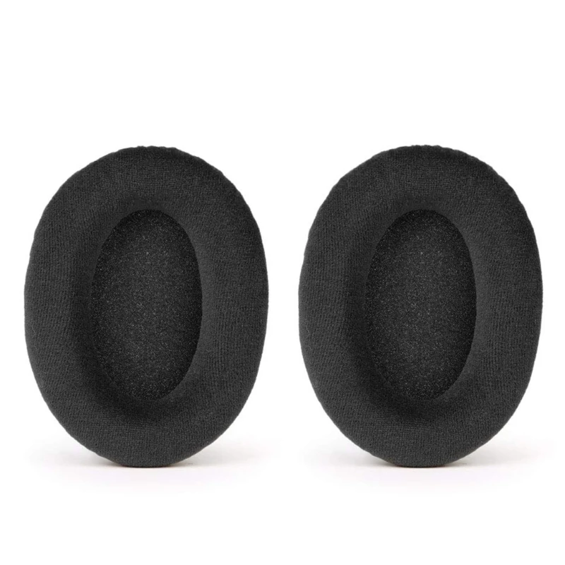 HD598 HD599 イヤホン用低反発イヤーパッド耐久性のあるフランネル布イヤーパッドドロップシップ