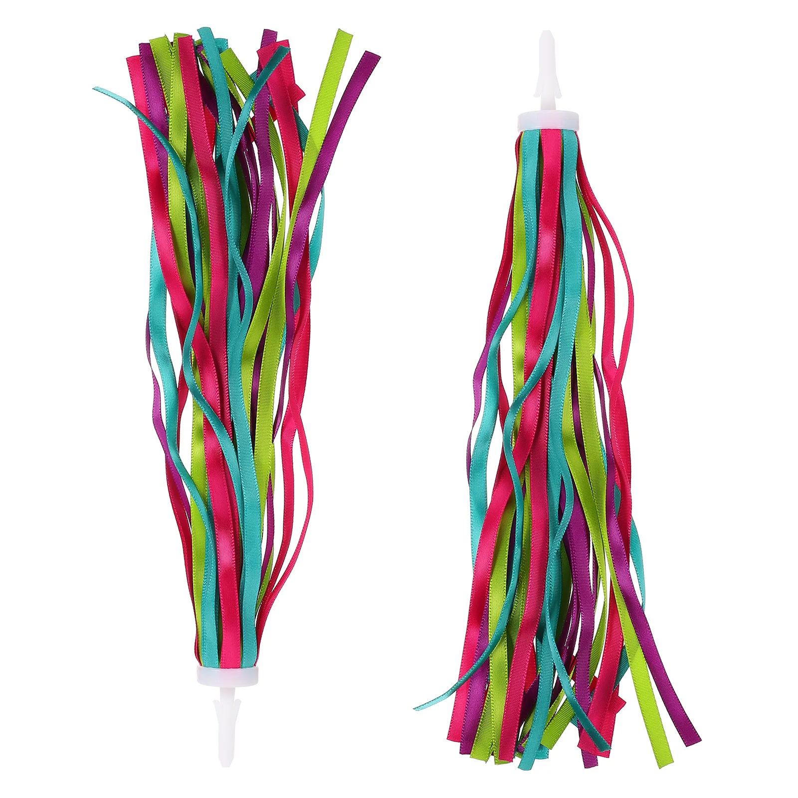 

Children Bike Handlebar Streamers One Pair Colorful Shiny Ribbons for Handlebars of Kids Bikes Tricycles Scooters Wind Flying