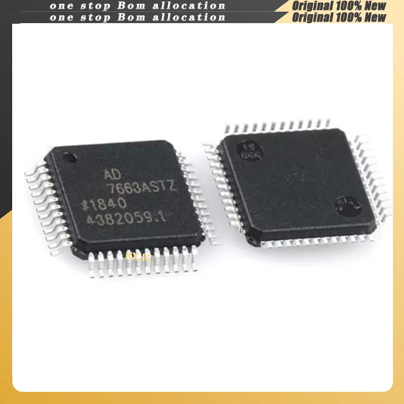 1-5PCS/LOT  AD7663ASTZ  AD7663A  7663ATZ   LQFP-48  MStock NEW Original