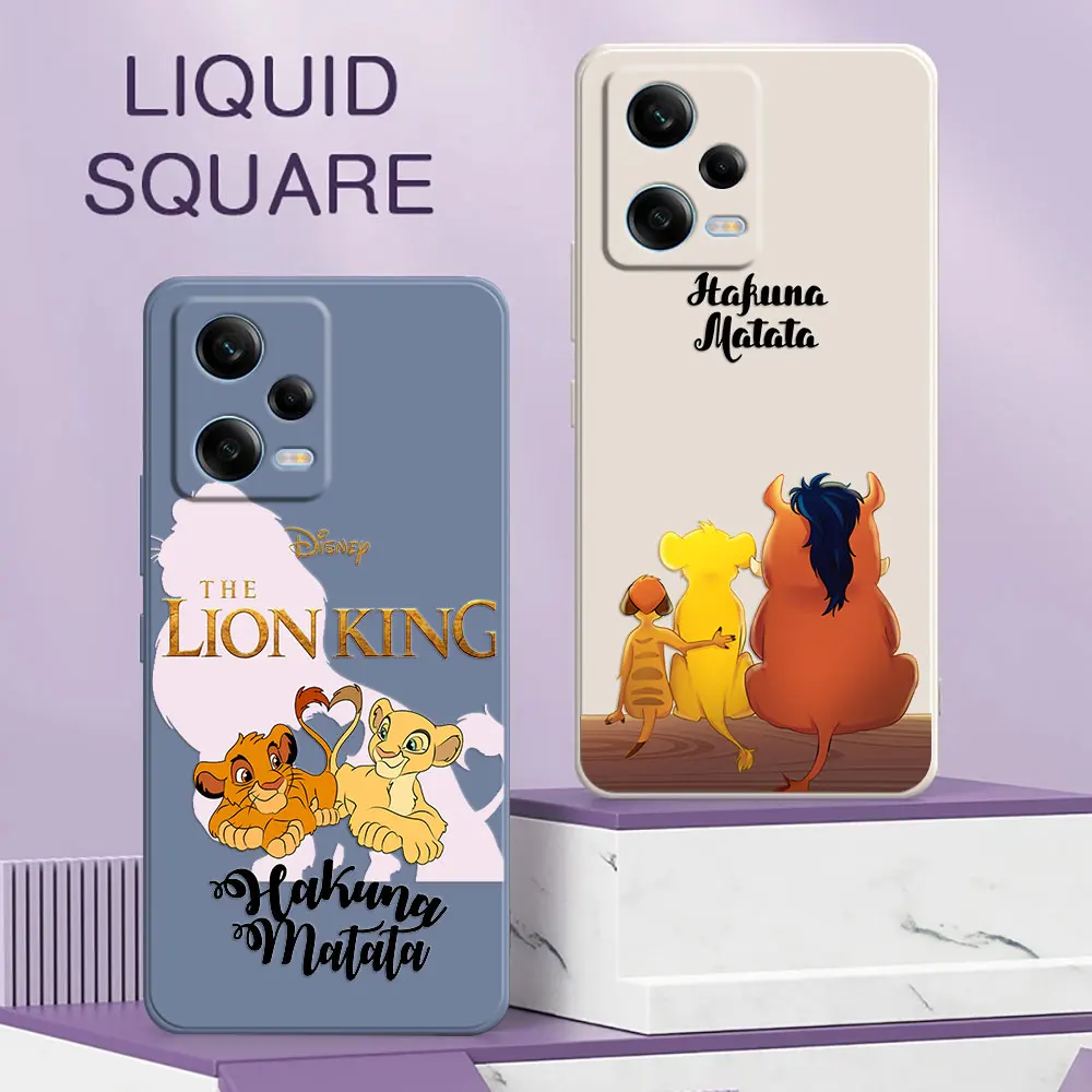 

Disney The Lion King HAKUNA MATATA Fundas For Xiaomi Redmi Note 13 Pro Plus 12 12S 11 11S 10 10S 9 S 8 7 Pro Case Silicone Cover