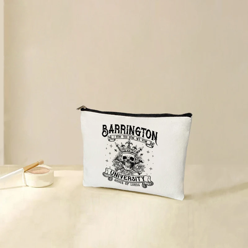 Barrington University The Ritual Pattern Cosmetic Case Mother's Day Gift Makeup Bag Birthday Gift for Mom Wallet Book Lover Gift