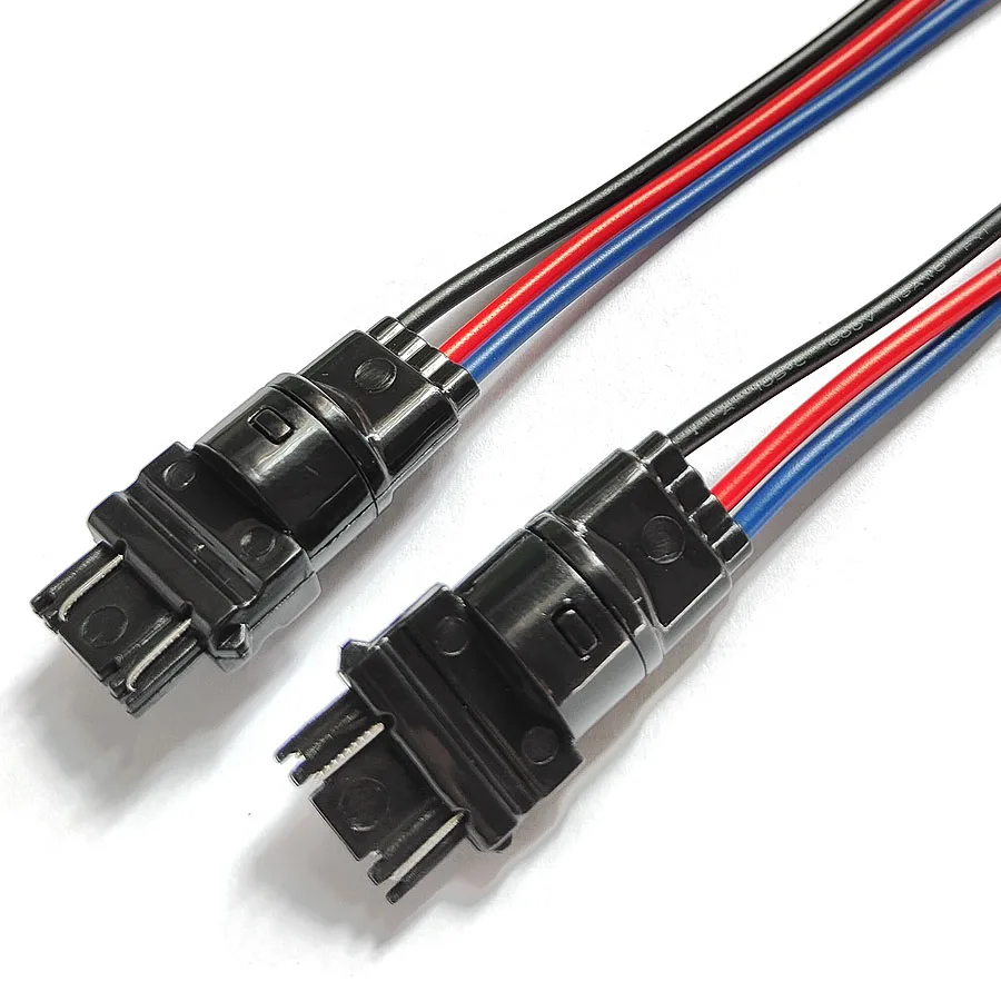 2Pcs T25 3157 3057 3457 4157 P27/7W Socket Connector Adapter Male Female Plug Base Extended Wire