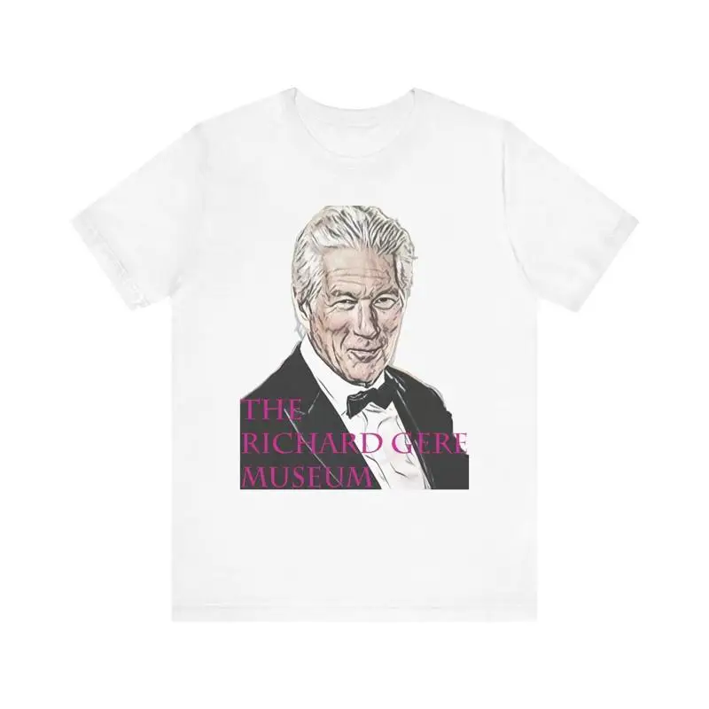 The Richard Gere Museum Print Art T Shirt Crewneck