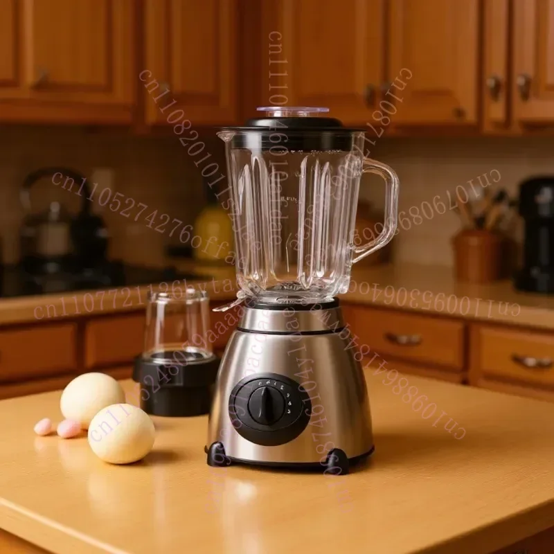 Multifunctional Electric Blender Fruit Juice Extractor Ice Crusher Dry Grinder Kitchen Food Processor with Extra Grinding Cup
